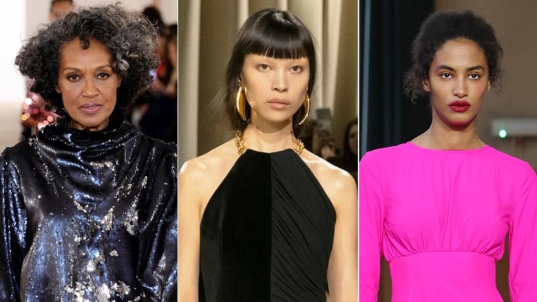 Grey hair, barely there brows, matte red lips and more beauty trends from the Fall 2024 Fashion Week runways