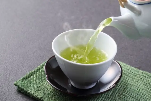 Green Tea From Kettle