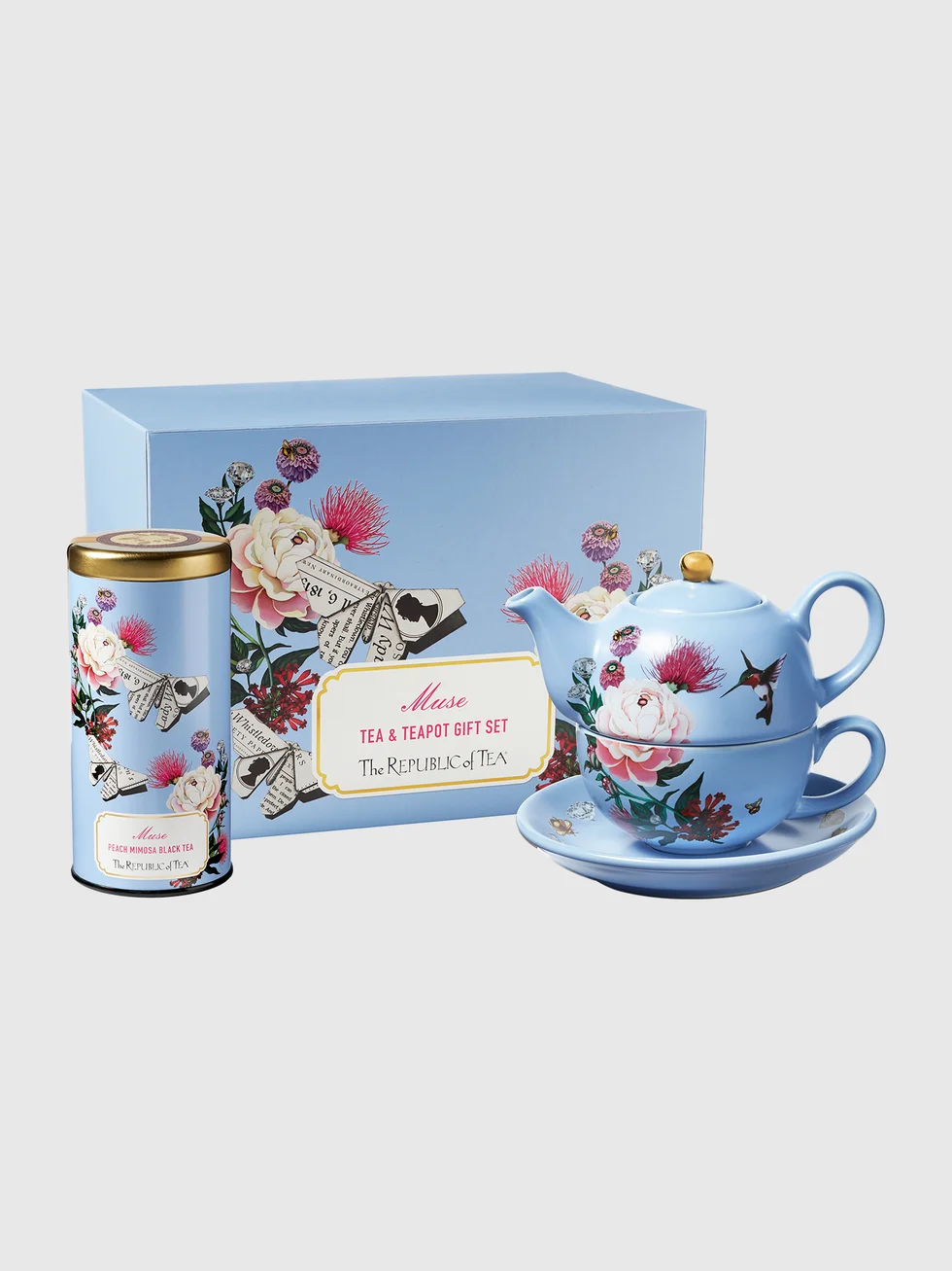 Bridgerton Muse Teapot and Tea Gift Set