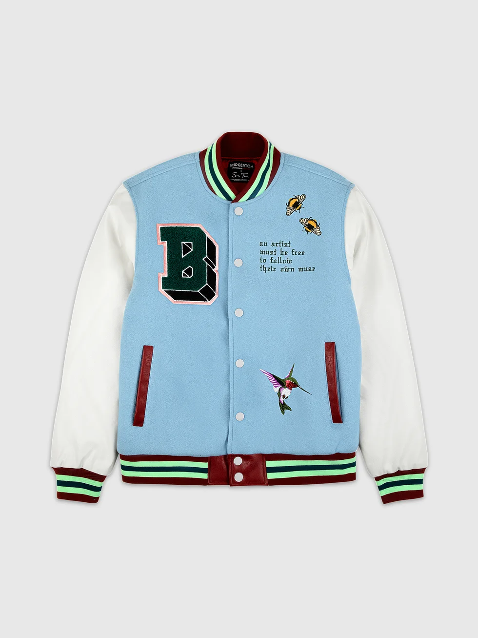 Bridgerton x Sue Tsai Varsity Jacket
