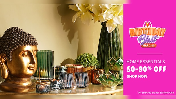 Myntra Birthday Blast: Nestasia, Haus & Kinder, Story@Home, And More Offer Home Furnishings And Accessories At Minimum 50% Off