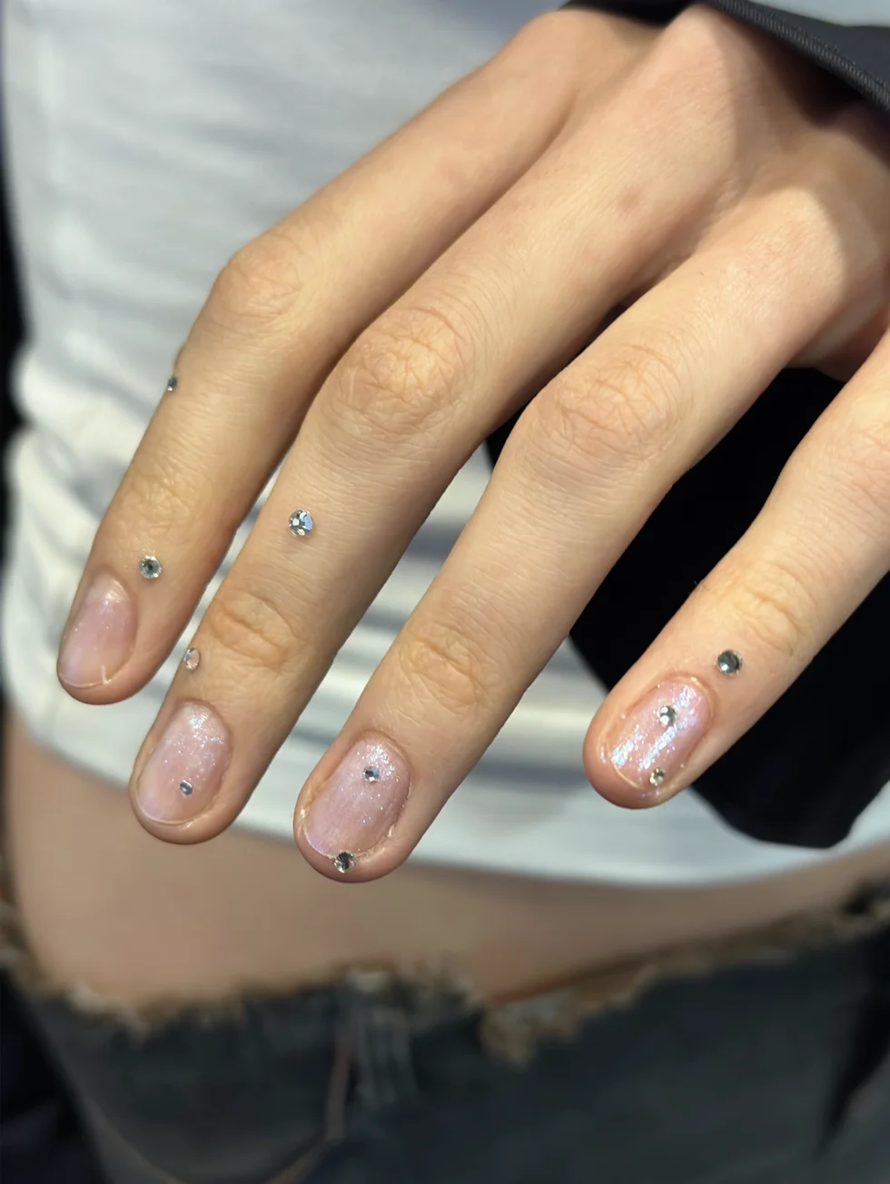 sandy liang nyfw nails kiki world sept 2023