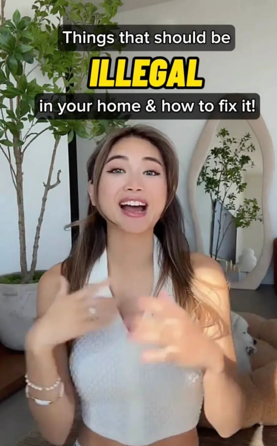 TikTok user Brianna is an interior designer