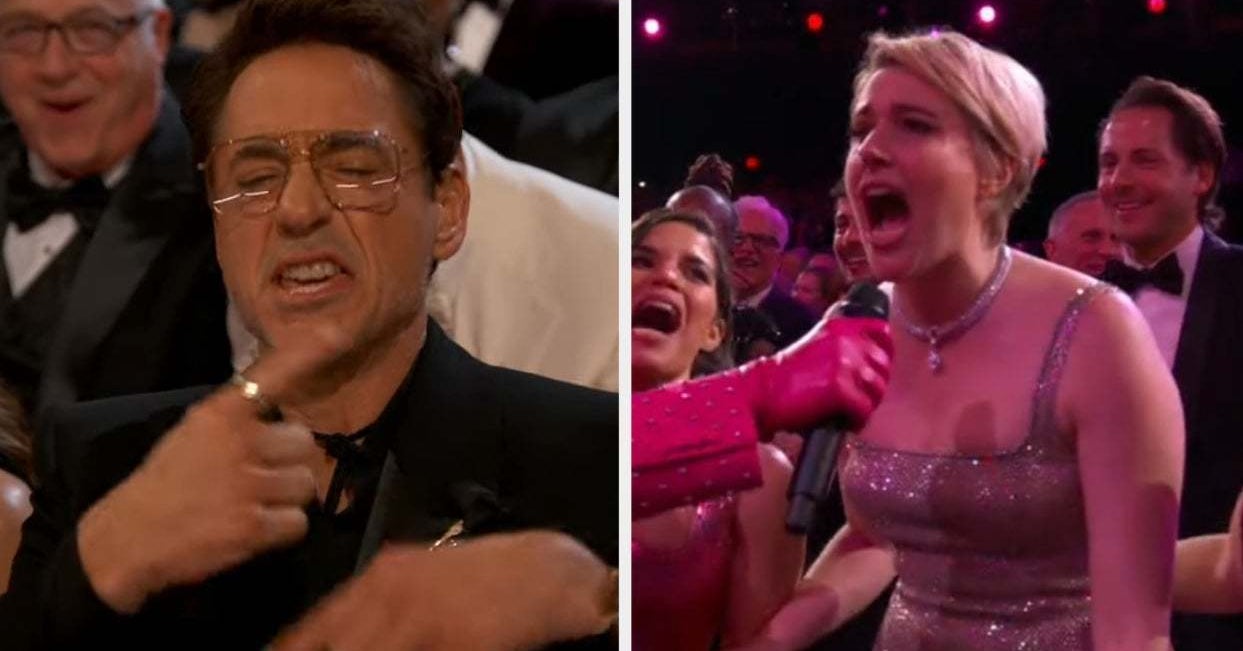 17 Of The Most Unforgettable Celebrity Reactions During The 2024 Oscars