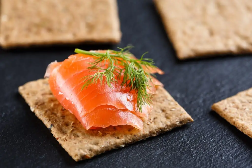 Salmon is a quality choice as a before-bed meal. Getty Images/iStockphoto