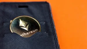 Etereum coin is in pocket. Ethereum is a decentralized, open-source blockchain with smart contract functionality. ETH crypto