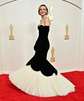 English actress Carey Mulligan attends the 96th Annual Academy Awards at the Dolby Theatre in Hollywood, California on March 10, 2024