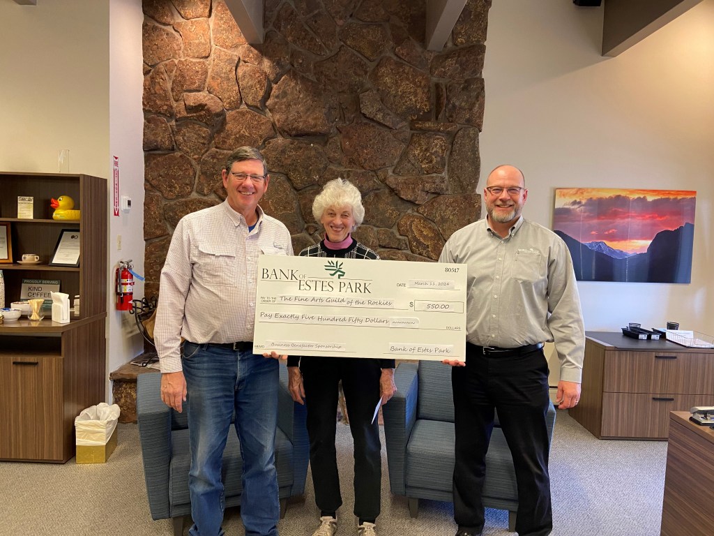 Bank of Estes Park is proud to support the Fine Arts Guild of the Rockies.