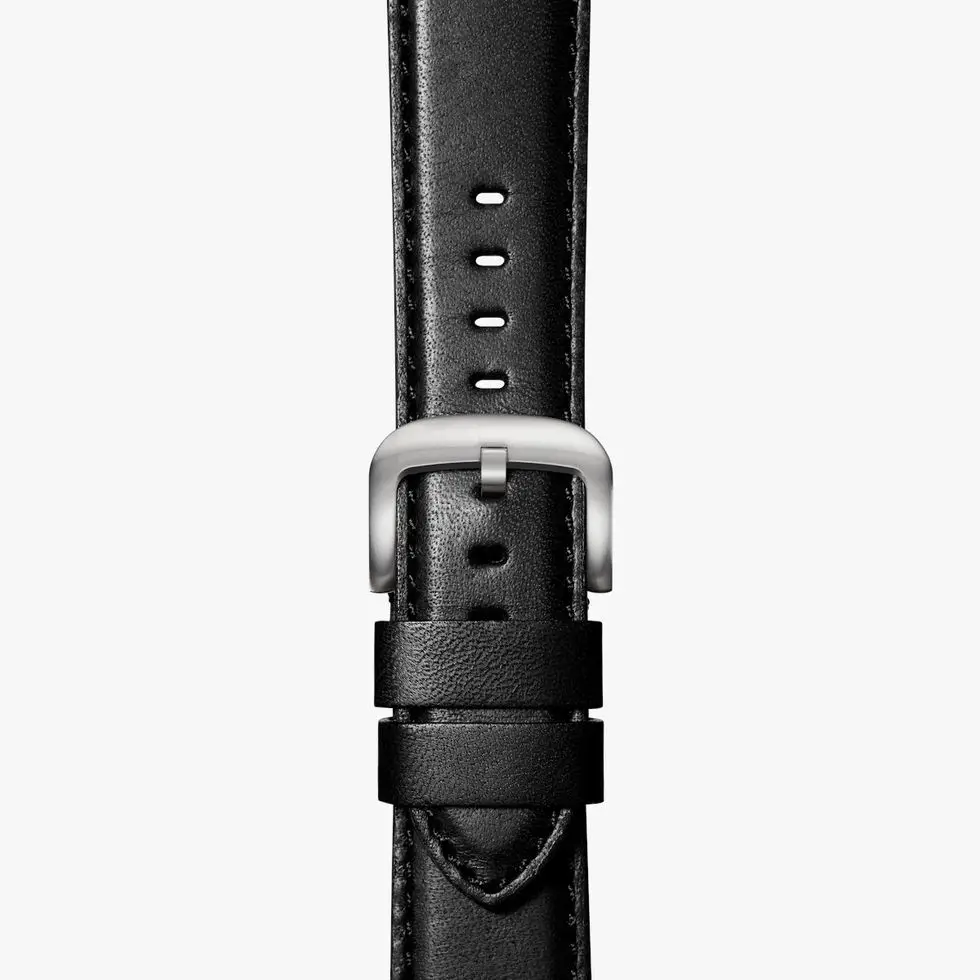 Black Leather Strap for Apple Watch