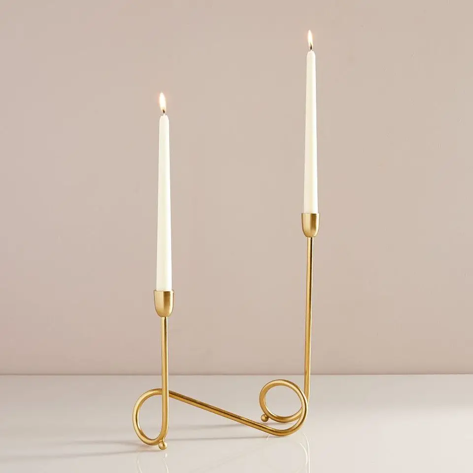 Metal Loop Candelabra