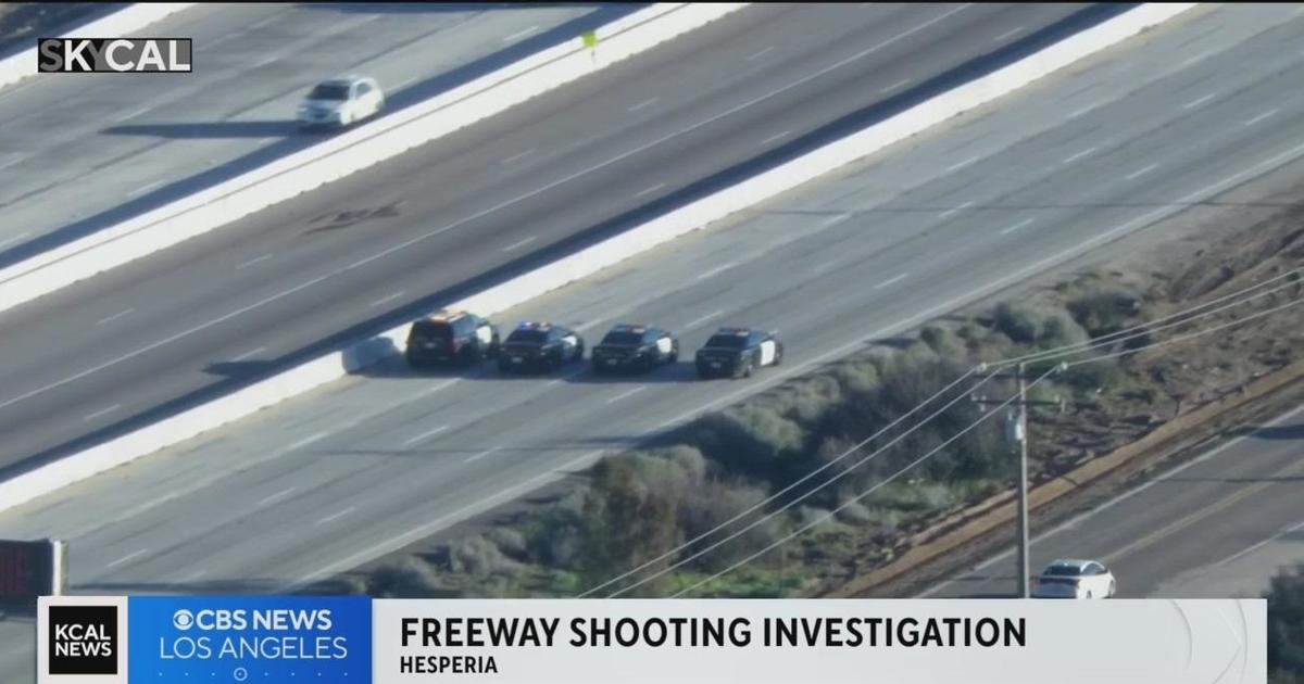 2 hospitalized after car-to-car shooting on I-15 in Hesperia