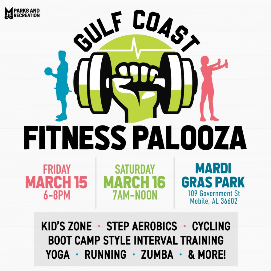 Gulf Coast Fitness Palooza bringing variety of fitness activities to downtown Mobile