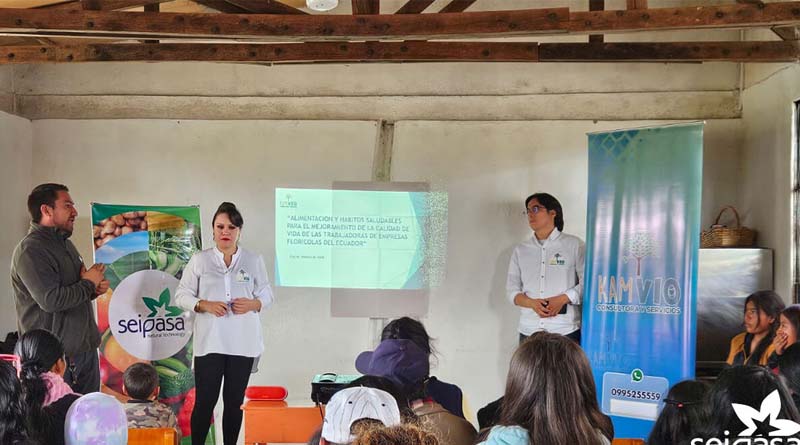 Seipasa promotes healthy eating among women workers in Ecuador’s flower sector