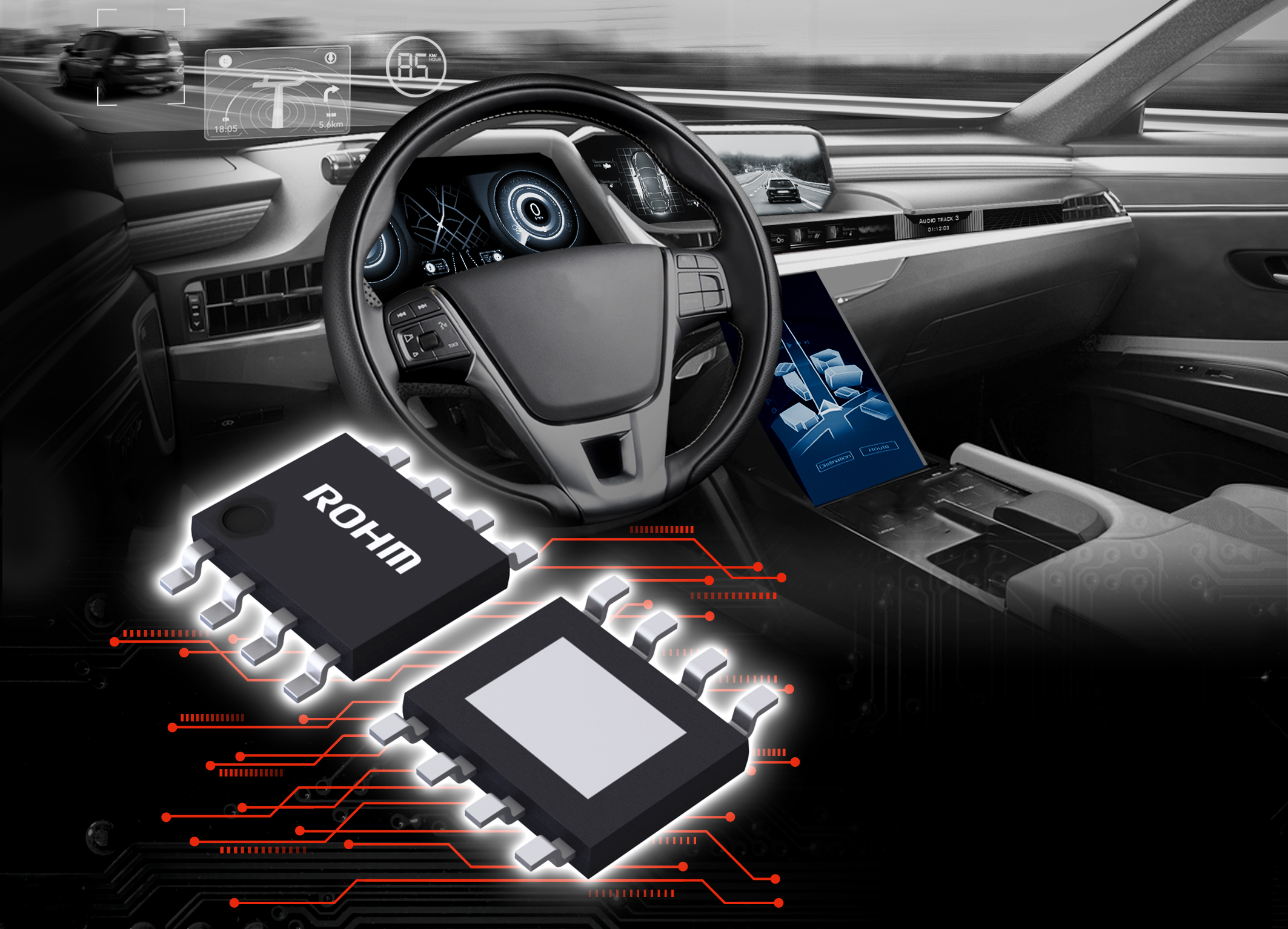 ROHM Develops Automotive Primary LDOs: Leveraging Original QuiCur Technology to Achieve Industry-Leading* Load Response Characteristics