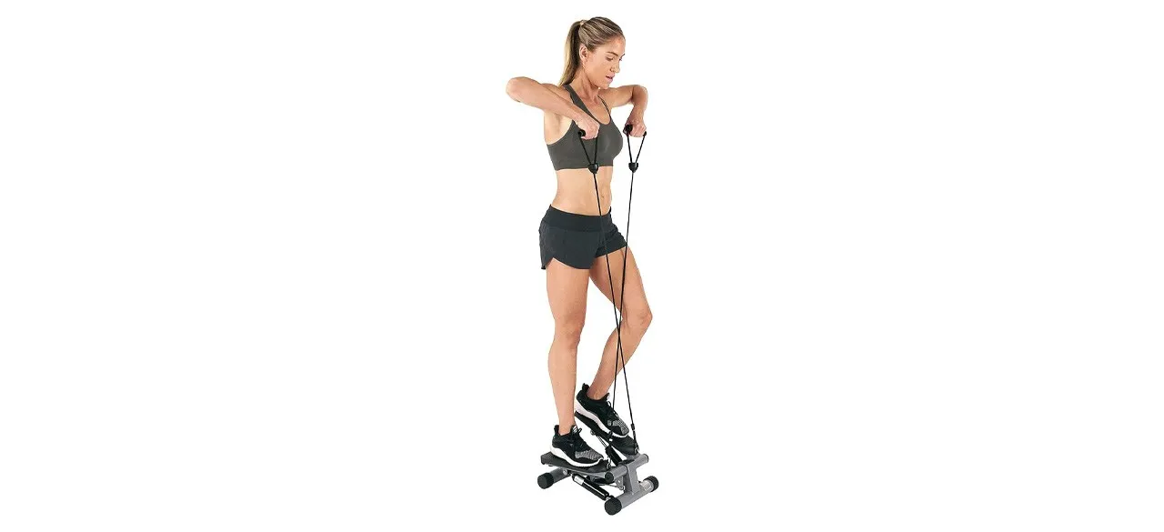 Sunny Health And Fitness Mini Stepper on white background