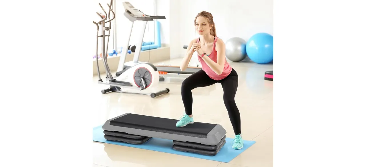 Zeny 43-Inch Exercise Aerobic Step Platform