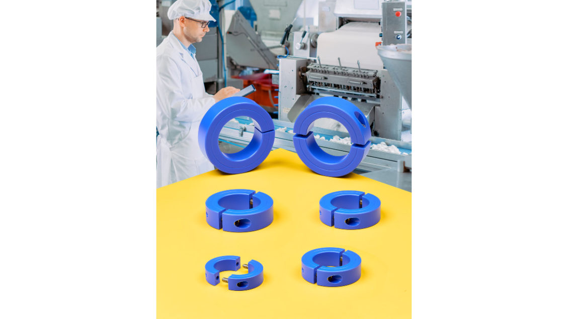 Stafford Manufacturing Debuts Food-Grade Acetal Shaft Collars