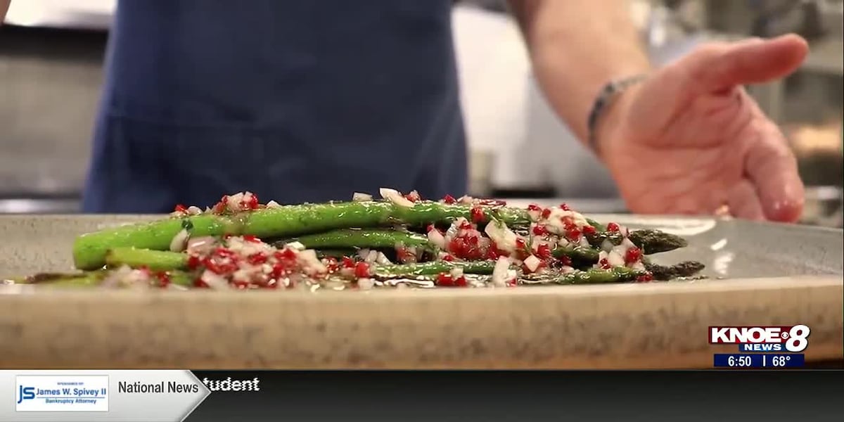 Talking Food with Cory Bahr: Pan-roasted asparagus with honey-Thai vinaigrette