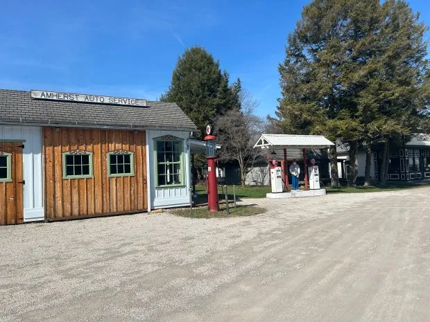 The historic buildings of Sandstone Village will be featured at the Amherst Historical Society 2024 Car and Bike Show. (Larissa Beriswill - The Morning Journal)