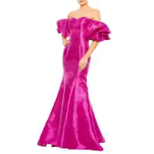 Product image of Mac Duggal Sweetheart Off-The-Shoulder Puff-Sleeve Gown