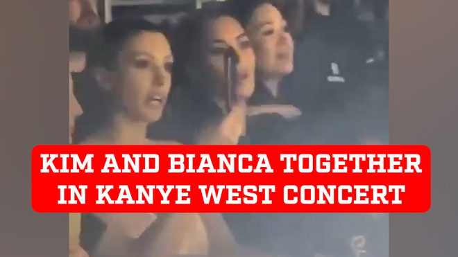 Bianca Censori shows off sexy outfit at Kanye West party in front of Kim Kardashian