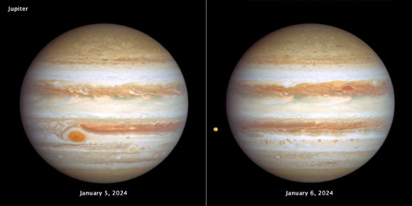 Hubble Space Telescope Captures Beautiful New Images of Jupiter