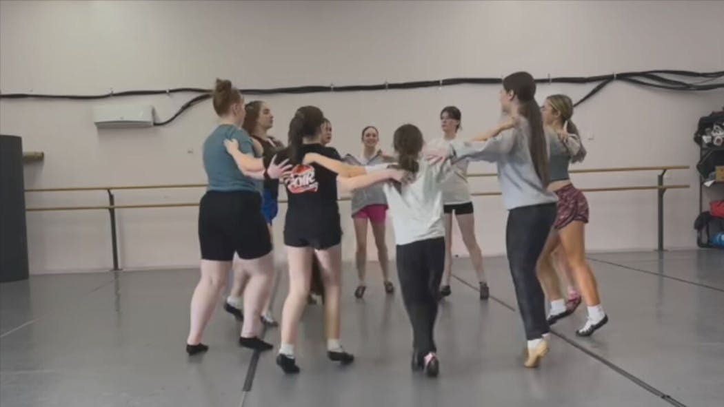 Dancers From Academy Of Performing Arts In Tahlequah Prepare For Irish Dance