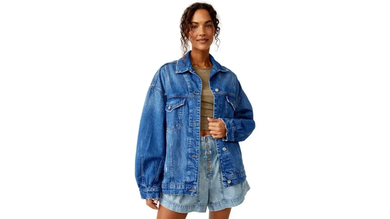 Free People Women's All in Denim Jacket.jpeg