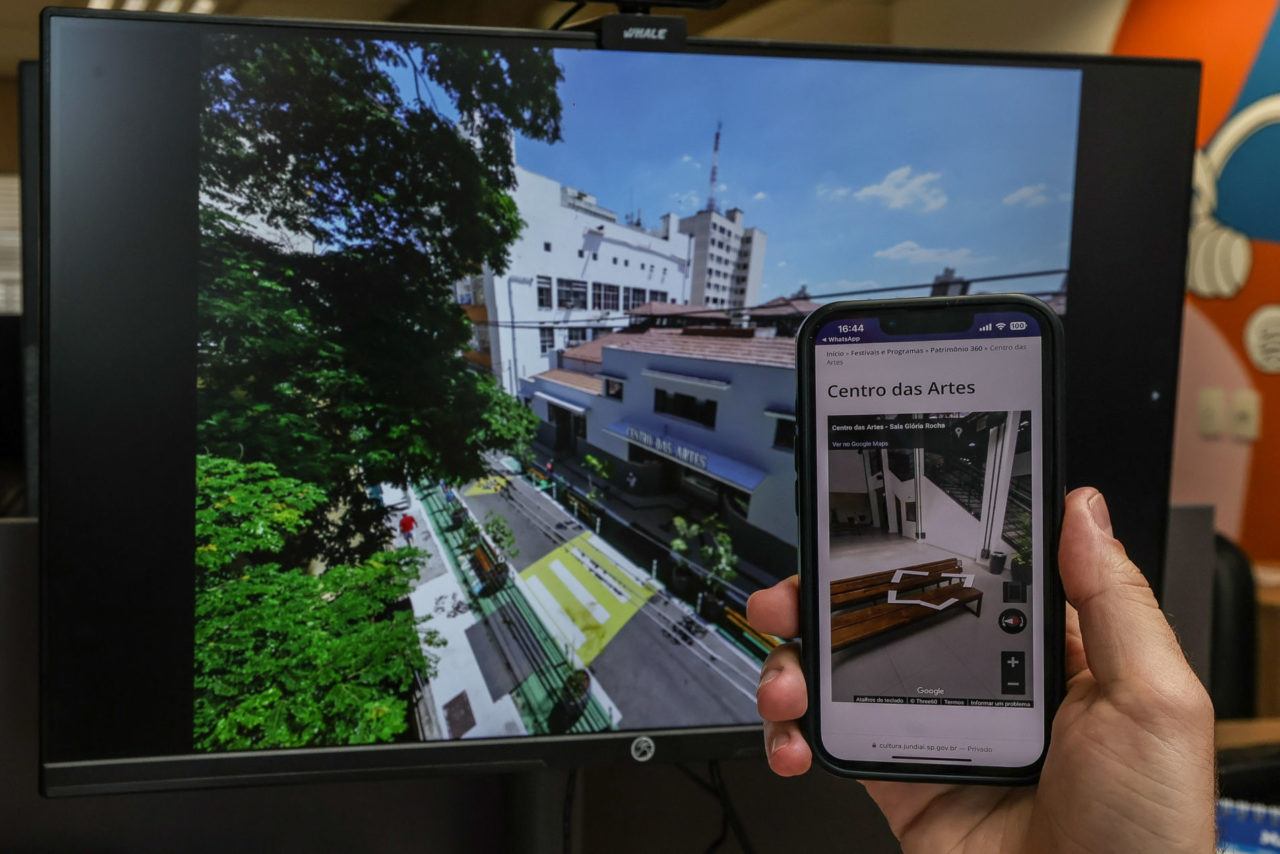 Público pode fazer visita virtual ao Centro das Artes