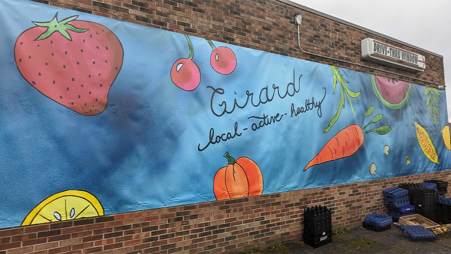 TNP Promotes Healthy Eating with Mural at Girard Store