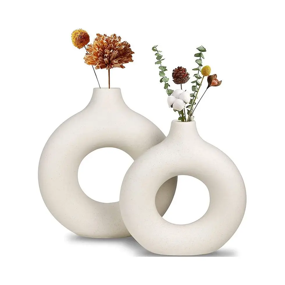 White Ceramic Vase 