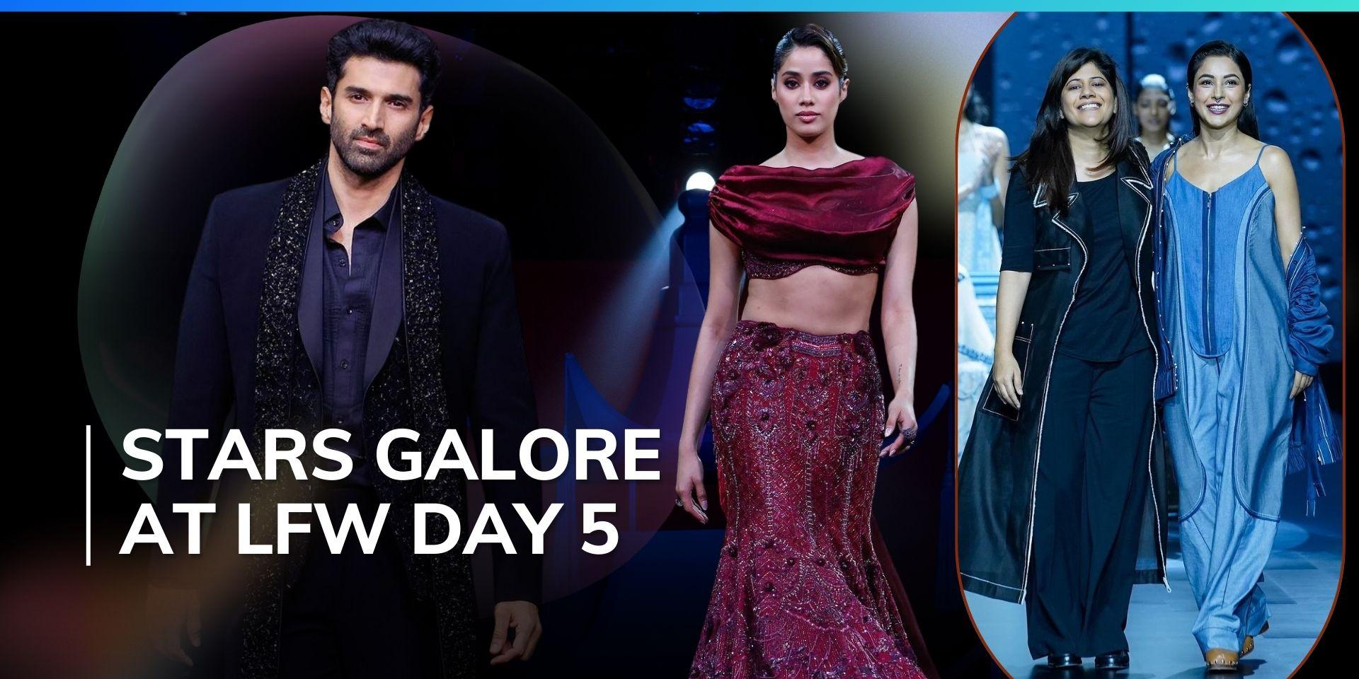 Lakme Fashion Week Day 5: Janhvi Kapoor, Aditya Roy Kapur, Madhuri Dixit leaves fans jaw-dropped