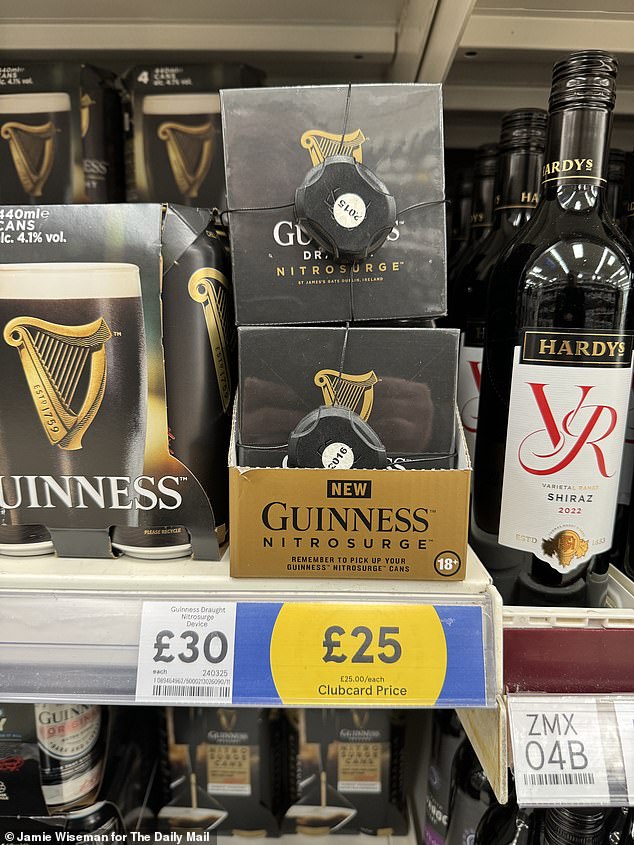 Now £30 Guinness gadget becomes shoplifters’ target