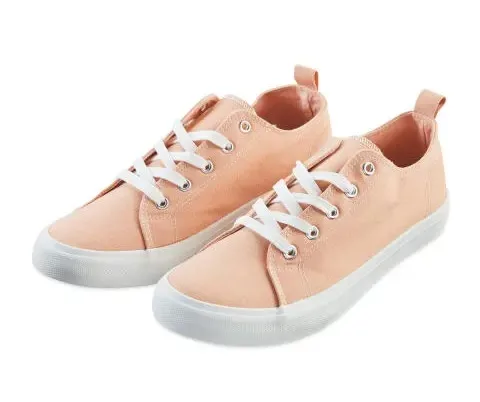 Shoppers can get their hands on stylish canvas trainers for under a fiver