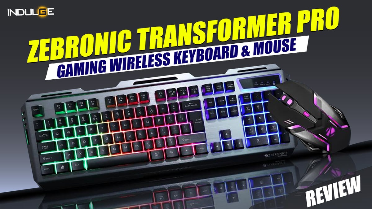 Zeb Transformer Pro│Keyboard & Mouse combo: Indulge gadgets