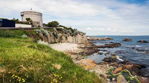 Phil Crean A/Alamy Stock Photo Take a day trip to Sandycove on the Irish seaside to visit Martello Tower, where James Joyce set the first chapter of Ulysses (Credit: Phil Crean A/Alamy Stock Photo)