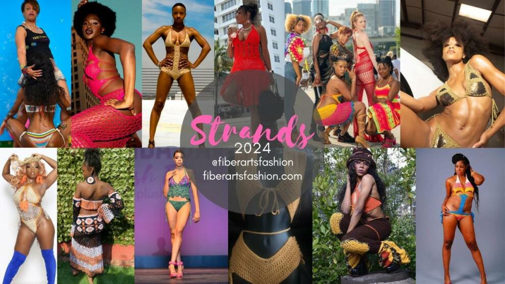 Strands, Fiber Arts Fashion: Mosaic Motifs Crochet Fashion Show