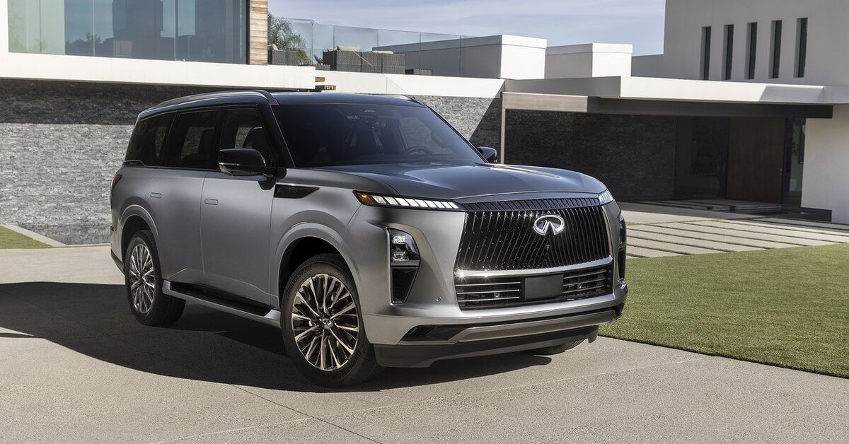 2025 Infiniti QX80 Debuts with New Engine, New Look, Updated Tech