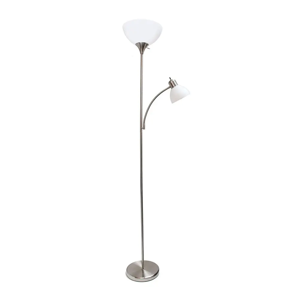 Mother-Daughter Floor Lamp with Reading Light