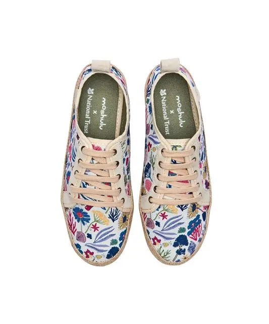 Wagtail, £69, Moshulu x National Trust canvas shoe