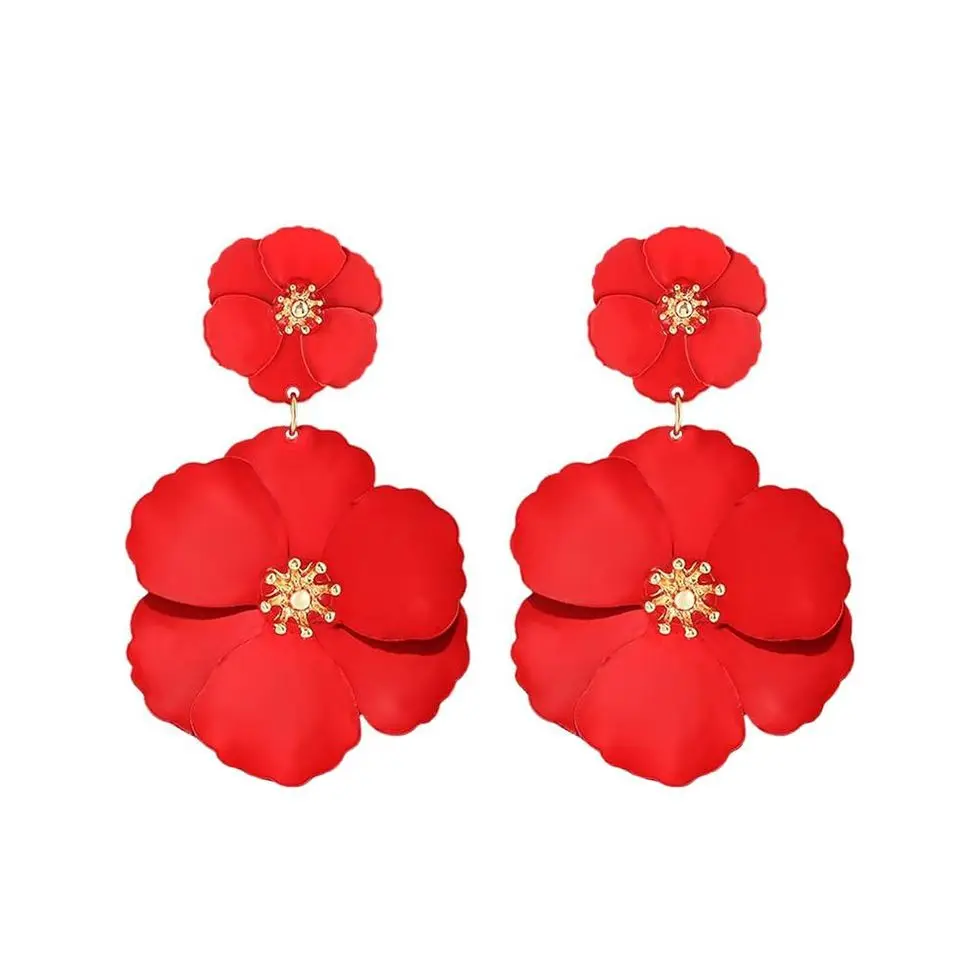 Flower Dangle Earrings