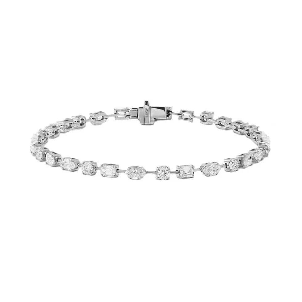 Mixed Fancy Shape Tennis Bracelet