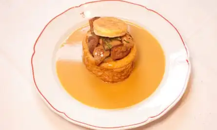 ‘Admire the rise’: vol au vent.