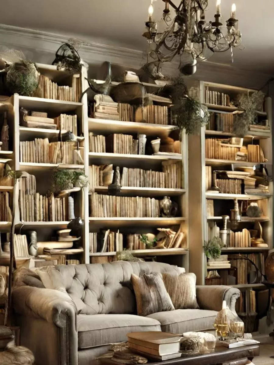 Home decor inspirations for people who love reading and collecting books