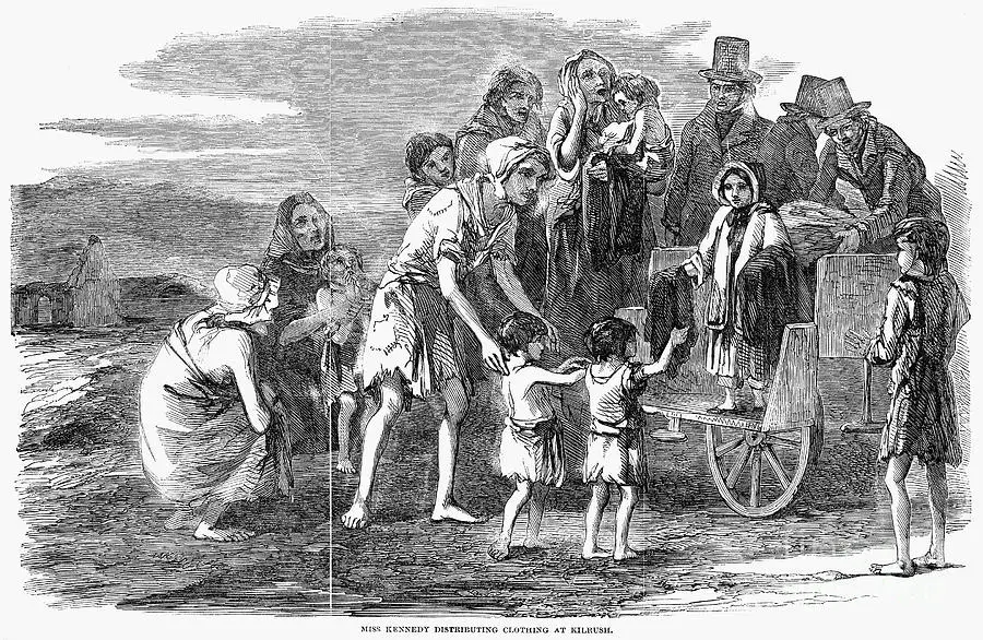 The Famine occurred during the 1840s. 