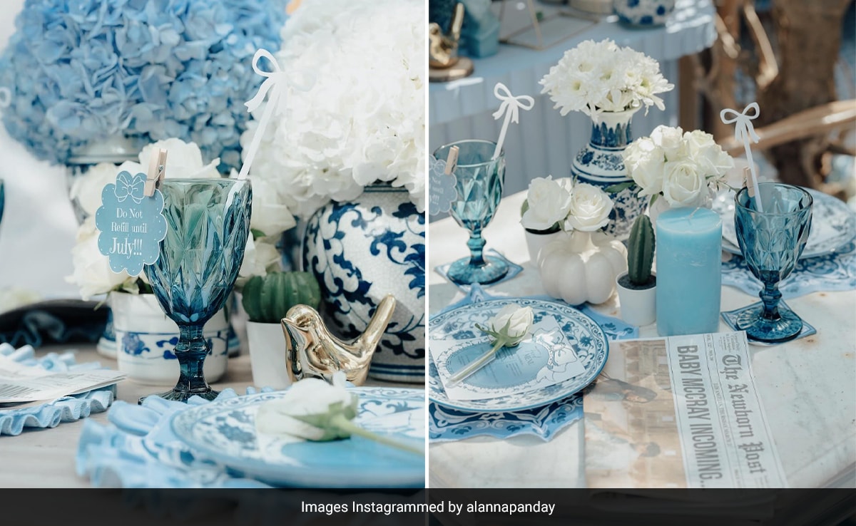 From Newborn Wishes To Blue Accents, Alanna Panday’s Baby Shower Decor Was As Aesthetically Pleasing As Her Style