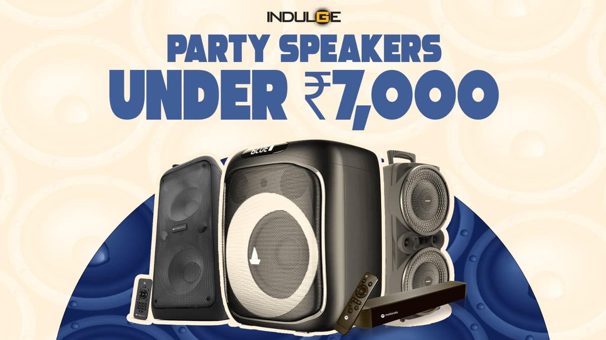 Party speakers under ₹7000! Indulge gadgets