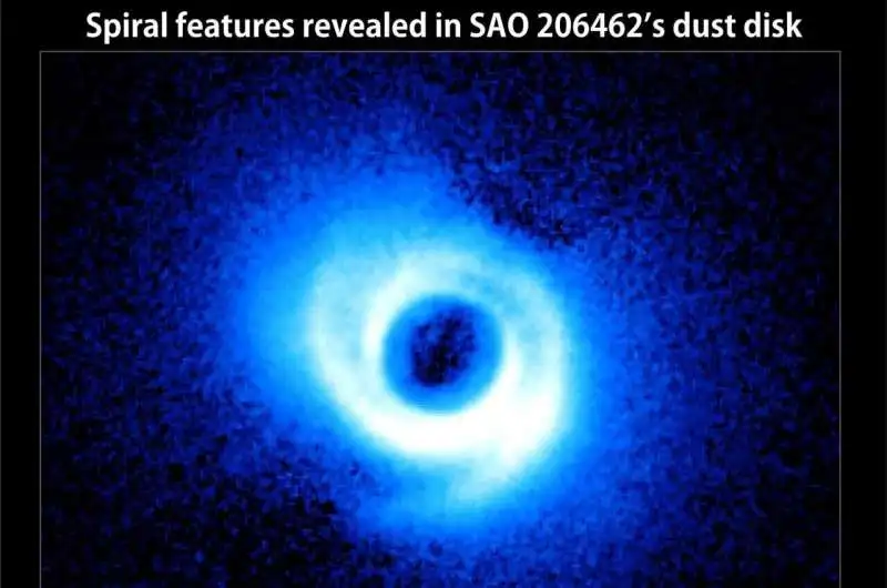 Astronomers conduct first search for forming planets with new space telescope