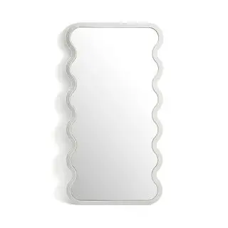 Ribbed Wavy Full Length Leaner Mirror