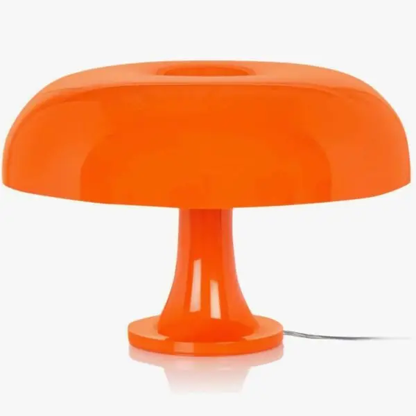 Lotus Atelier Orange Mushroom Lamp